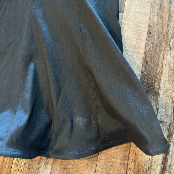 Tadashi Collection Blue Formal Dress Short Sleeve Mermaid Evening Gown Size 4 - Picture 8 of 9